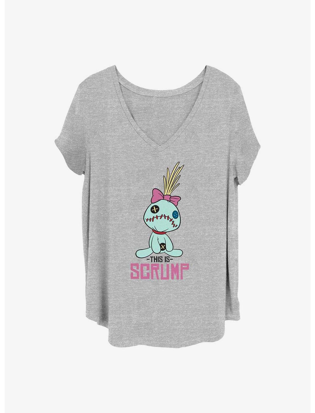 Disney Lilo & Stitch This Is Scrump Girls T-Shirt Plus Size, HEATHER GR, hi-res