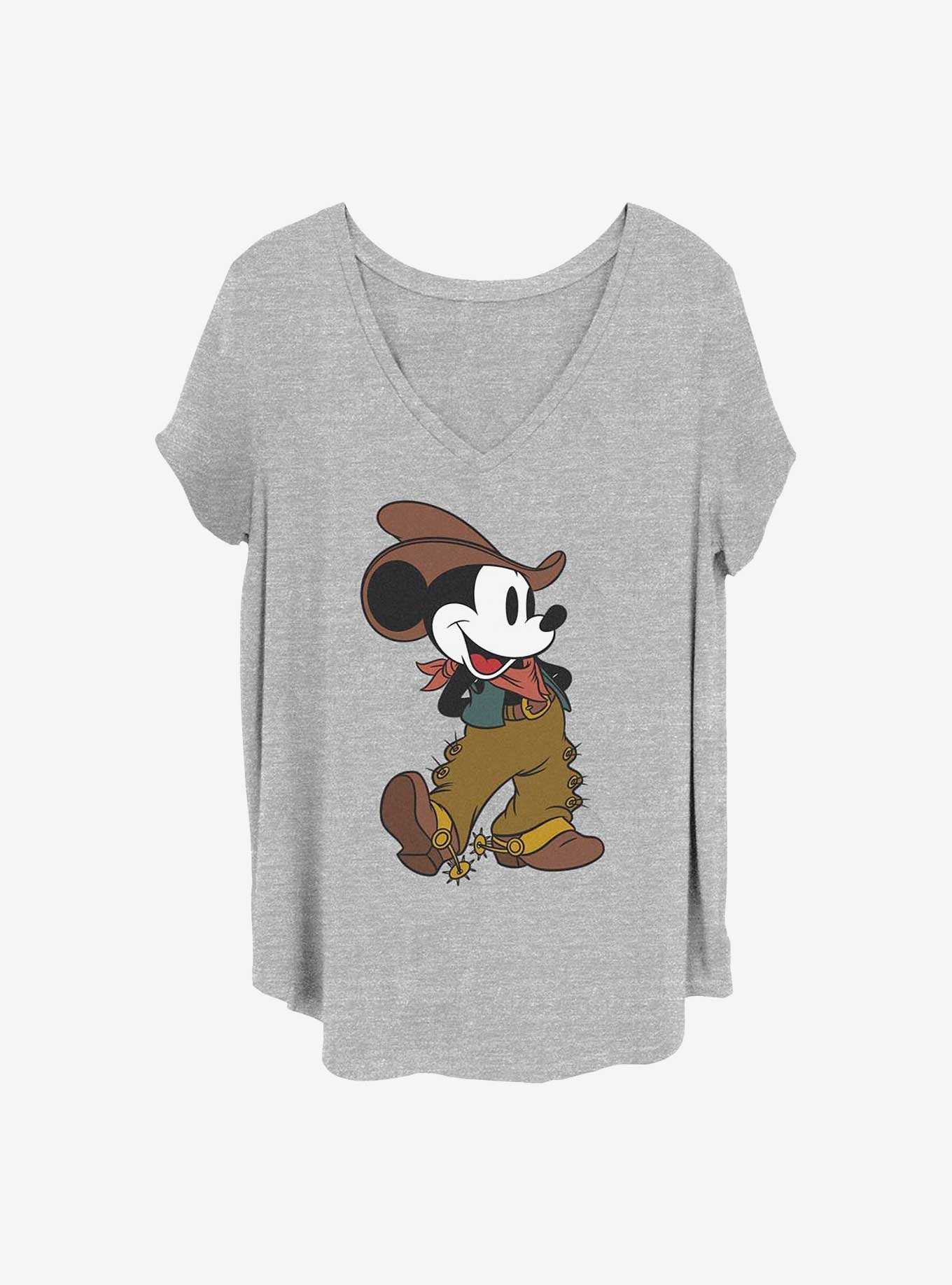 Disney Mickey Mouse Cowboy Mickey Girls T-Shirt Plus Size, , hi-res