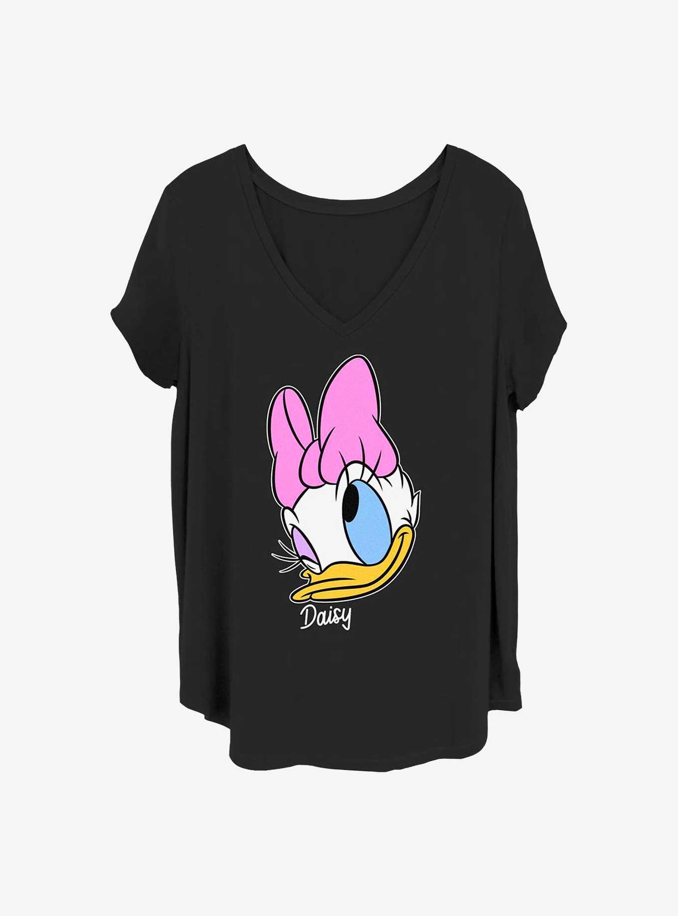 Disney Daisy Duck Big Face Girls T-Shirt Plus Size