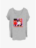 Disney Minnie Mouse Current Mood Girls T-Shirt Plus Size, HEATHER GR, hi-res