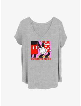 Disney Mickey Mouse & Minnie Mouse Current Mood Girls T-Shirt Plus Size, , hi-res