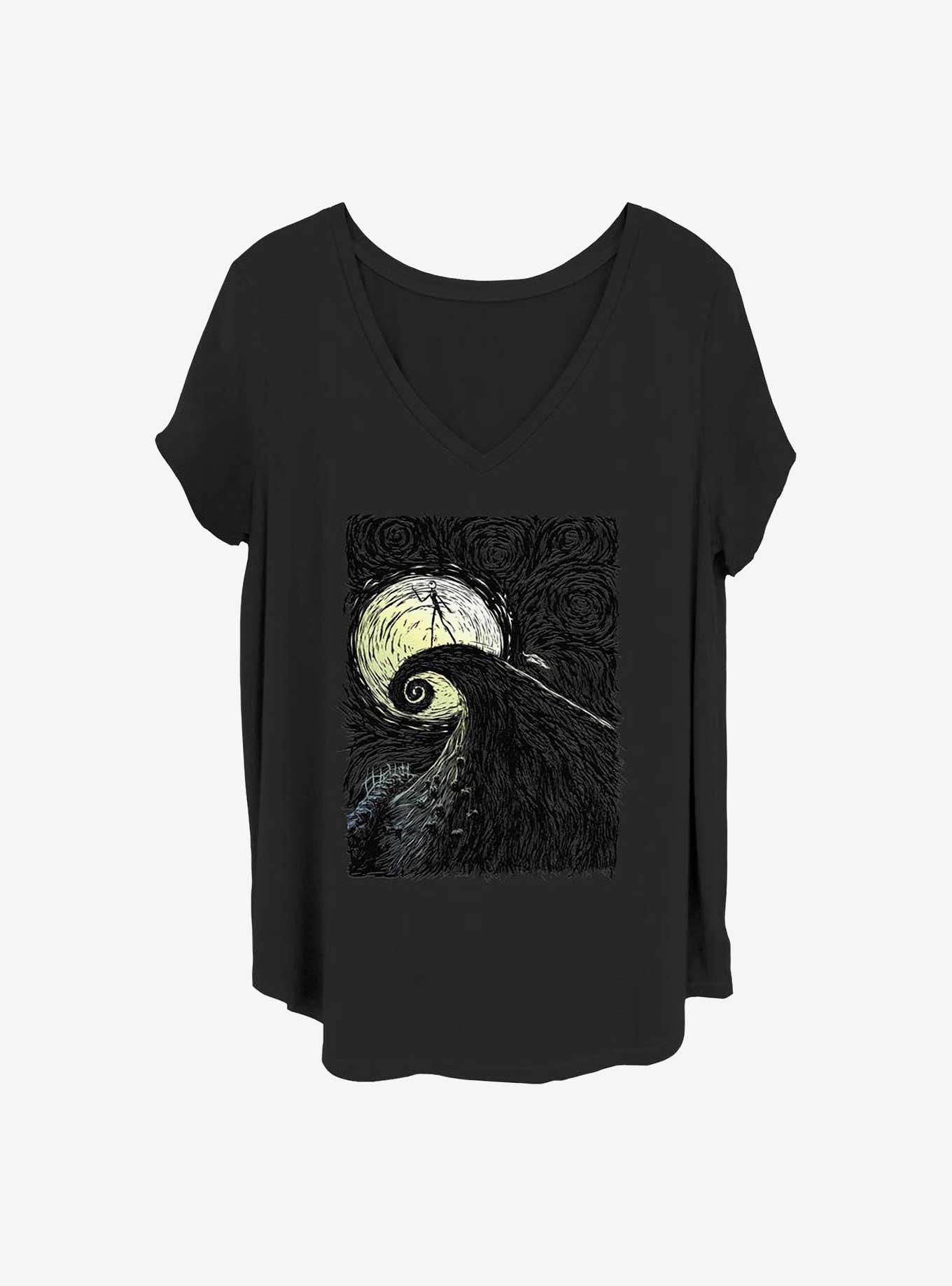 Disney The Nightmare Before Christmas Spiral Hill Girls T-Shirt Plus Size, , hi-res