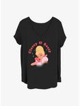 Disney The Princess and the Frog Classy Charlotte Girls T-Shirt Plus Size, BLACK, hi-res