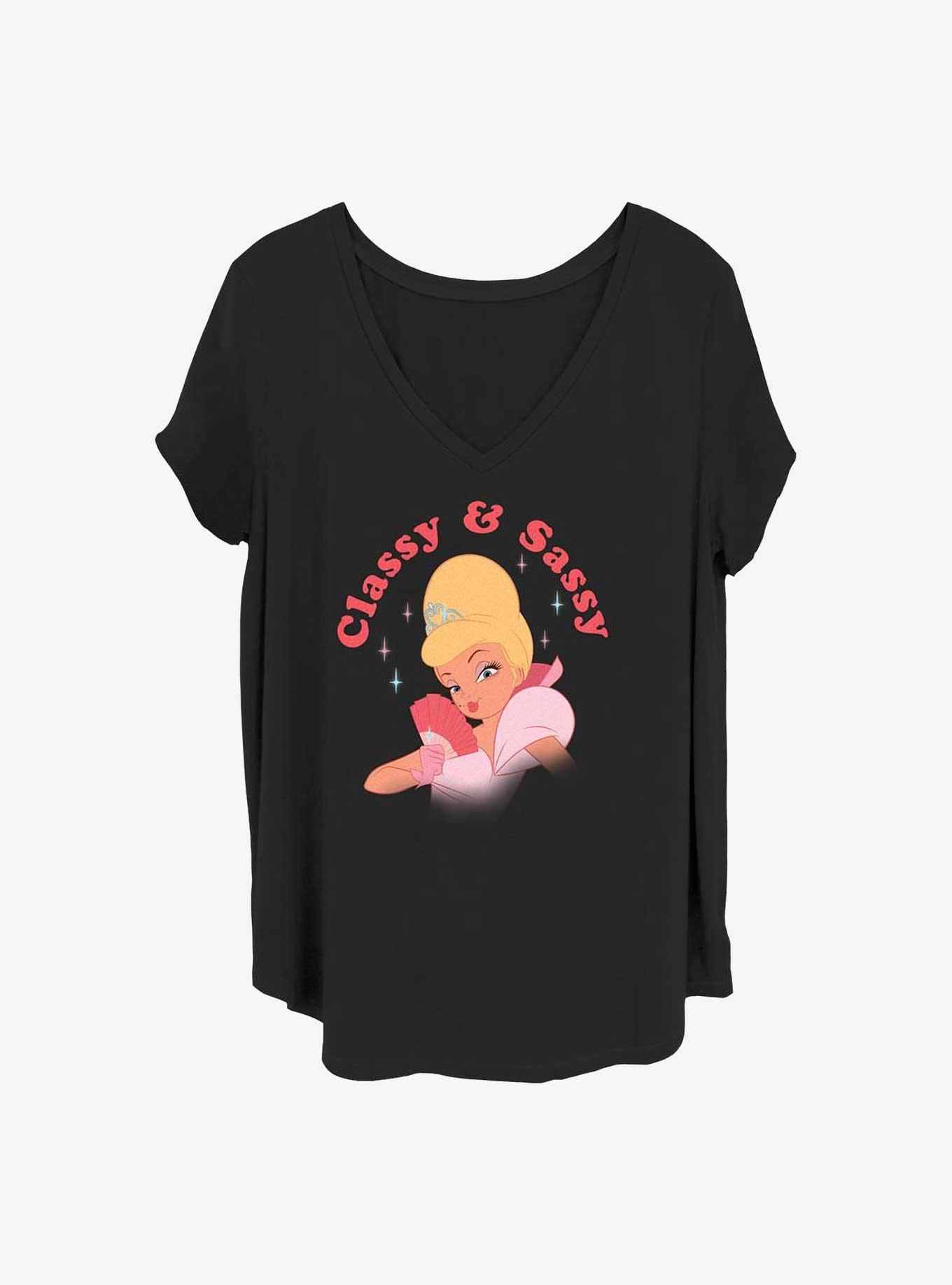 Disney The Princess and the Frog Classy Charlotte Girls T-Shirt Plus Size, BLACK, hi-res