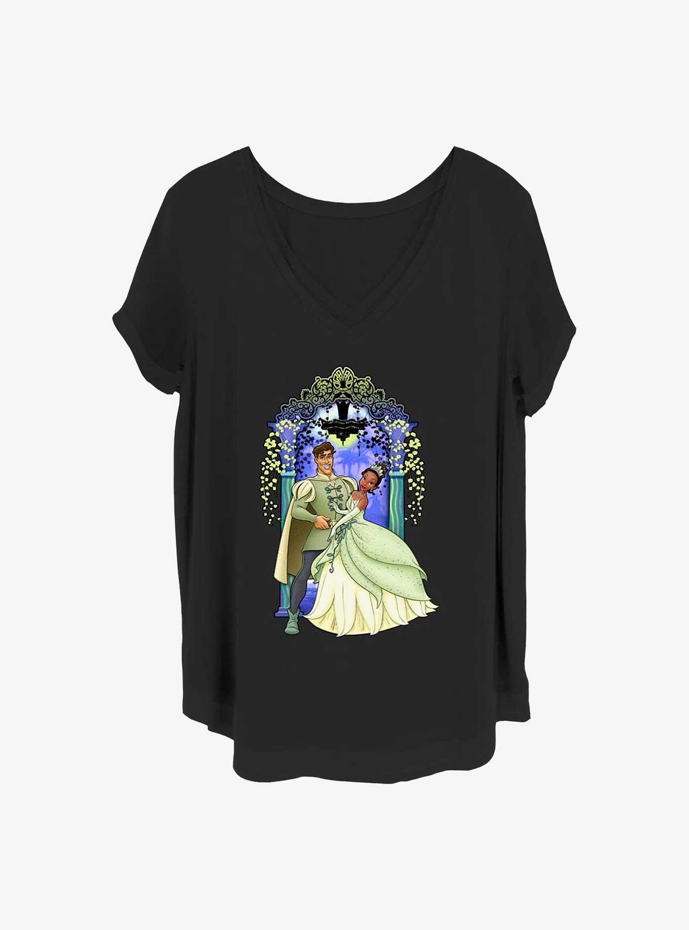 Disney The Princess and the Frog Tiana and Prince Naveen Love Girls T-Shirt Plus Size, , hi-res