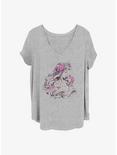 Disney Sleeping Beauty Aurora Blossom Girls T-Shirt Plus Size, HEATHER GR, hi-res