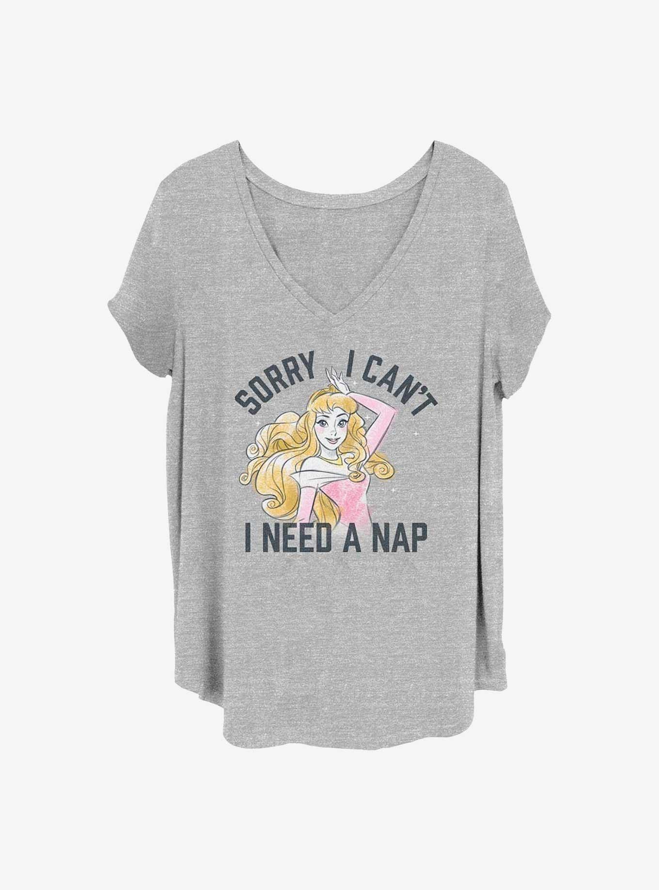 Disney Sleeping Beauty Aurora Need A Nap Girls T-Shirt Plus Size, HEATHER GR, hi-res