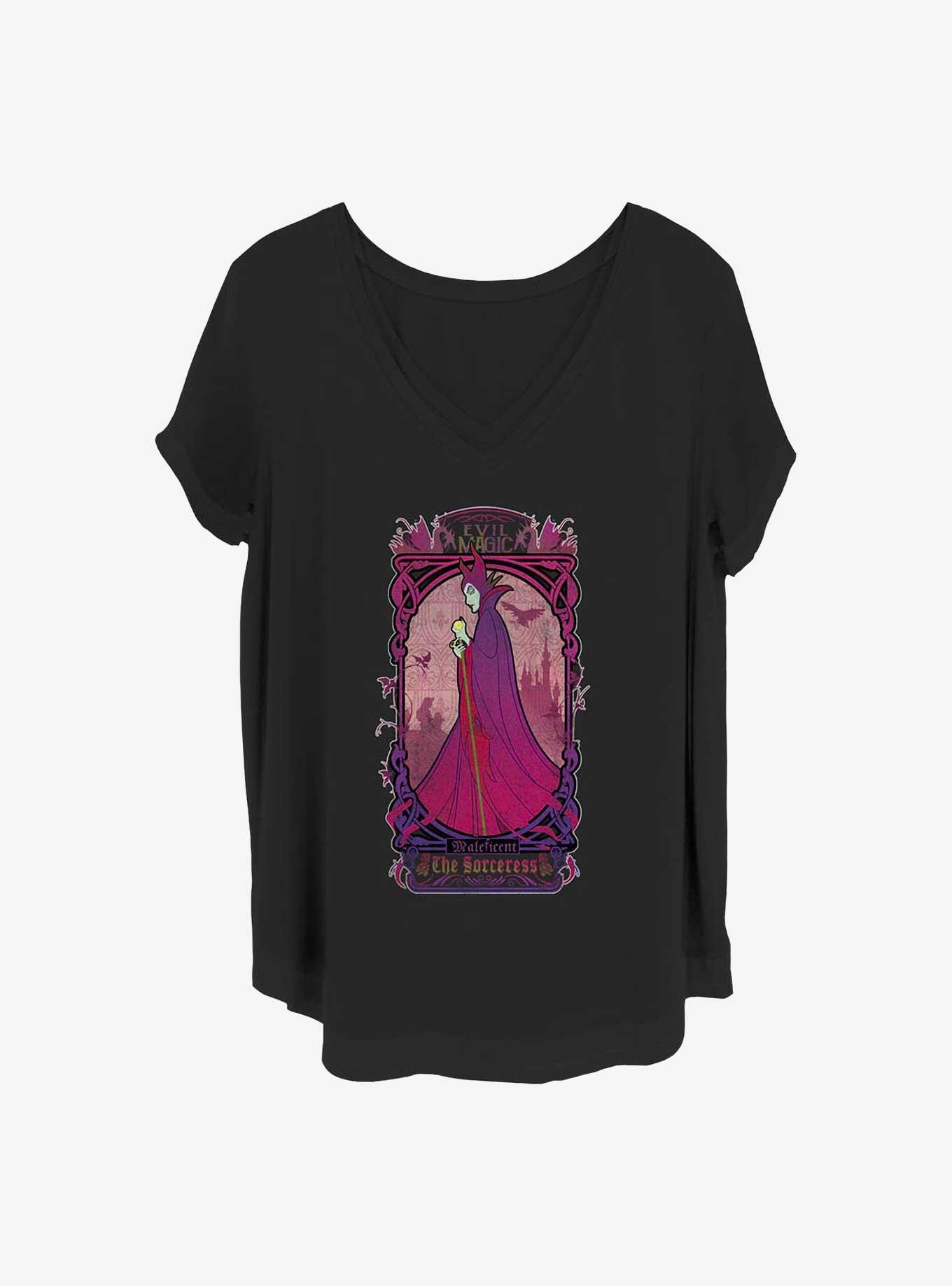 Disney Sleeping Beauty The Sorceress Maleficent Girls T-Shirt Plus