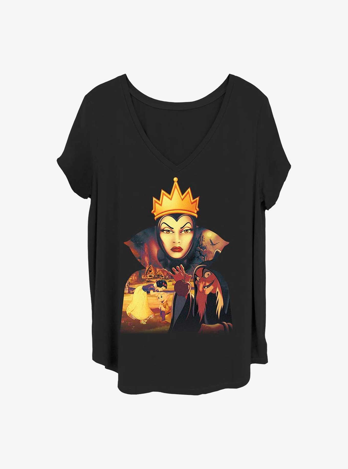 Disney Snow White and the Seven Dwarfs Evil Queen Girls T-Shirt Plus Size, , hi-res