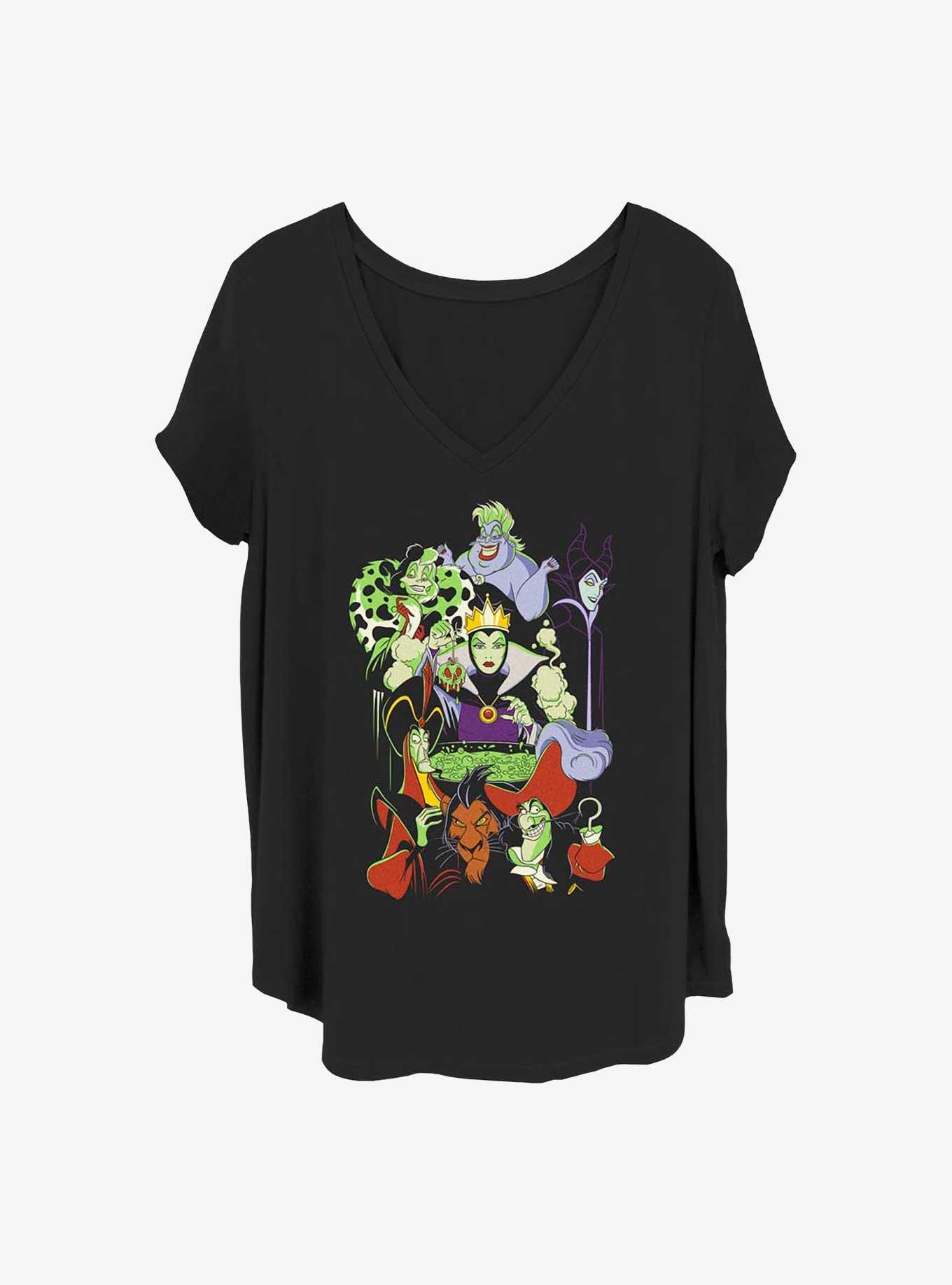 Disney Villains Evil Squad Girls T-Shirt Plus