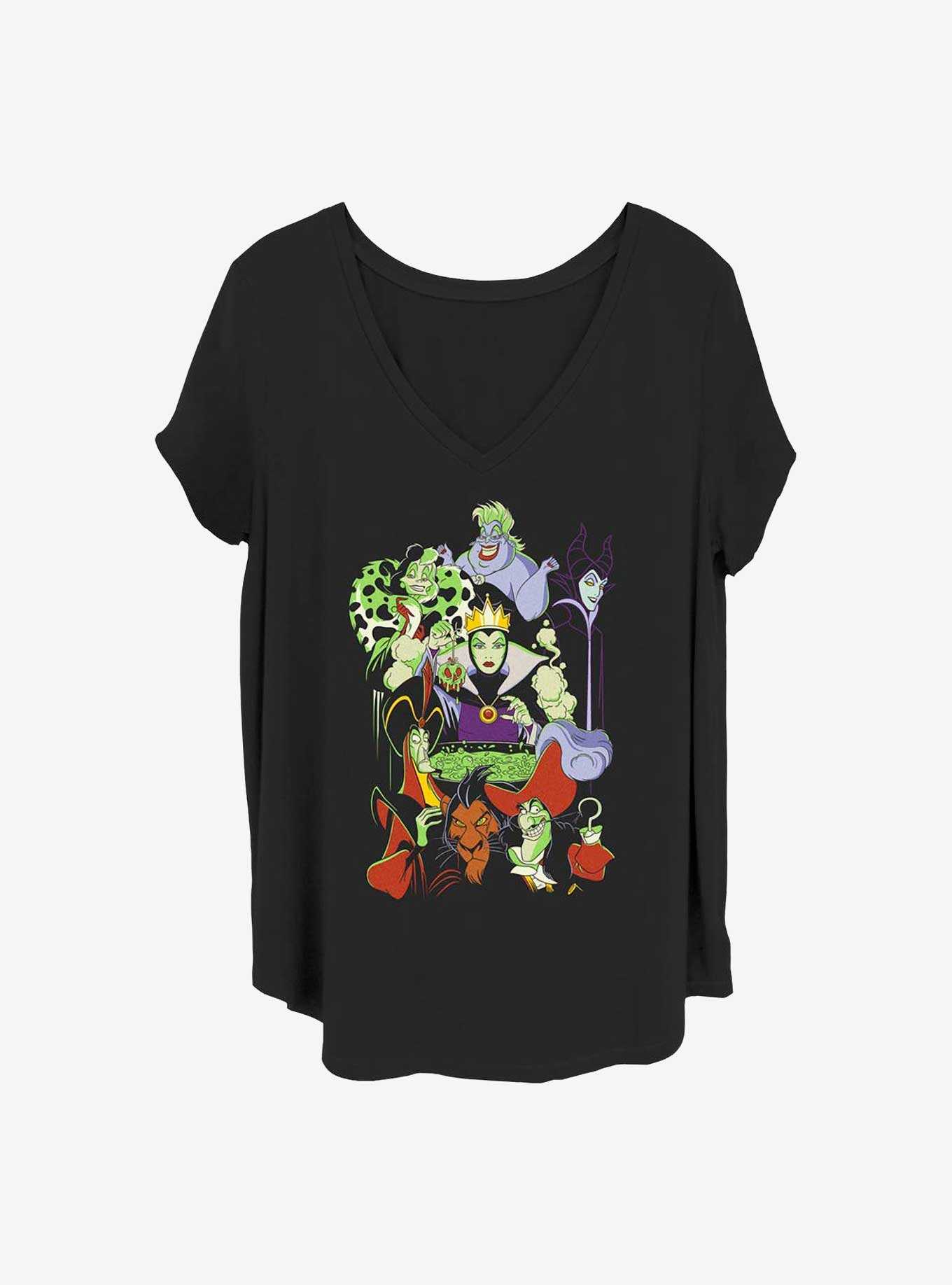 Disney Villains Evil Squad Girls T-Shirt Plus Size, , hi-res