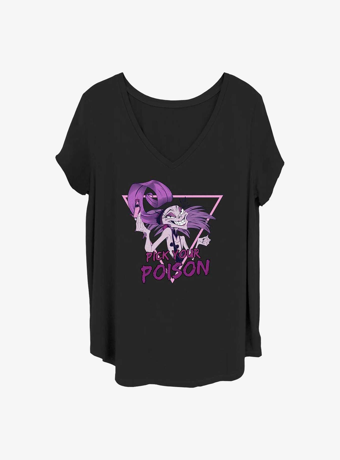 Disney Villains Pick Your Poison Girls T-Shirt Plus Size, , hi-res