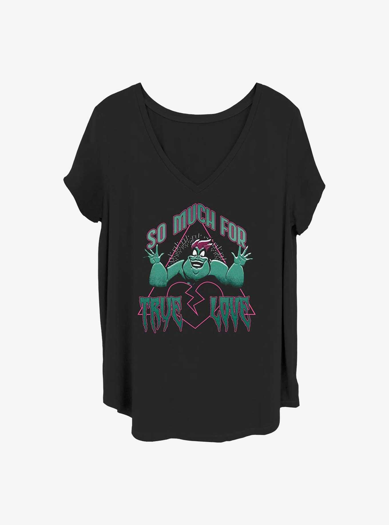 Disney Villains So Much For Ursula Girls T-Shirt Plus Size, BLACK, hi-res