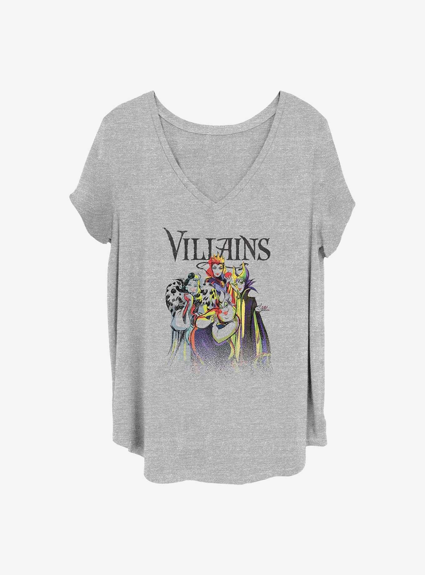 Disney Villains Villain Crew Girls T-Shirt Plus Size, , hi-res