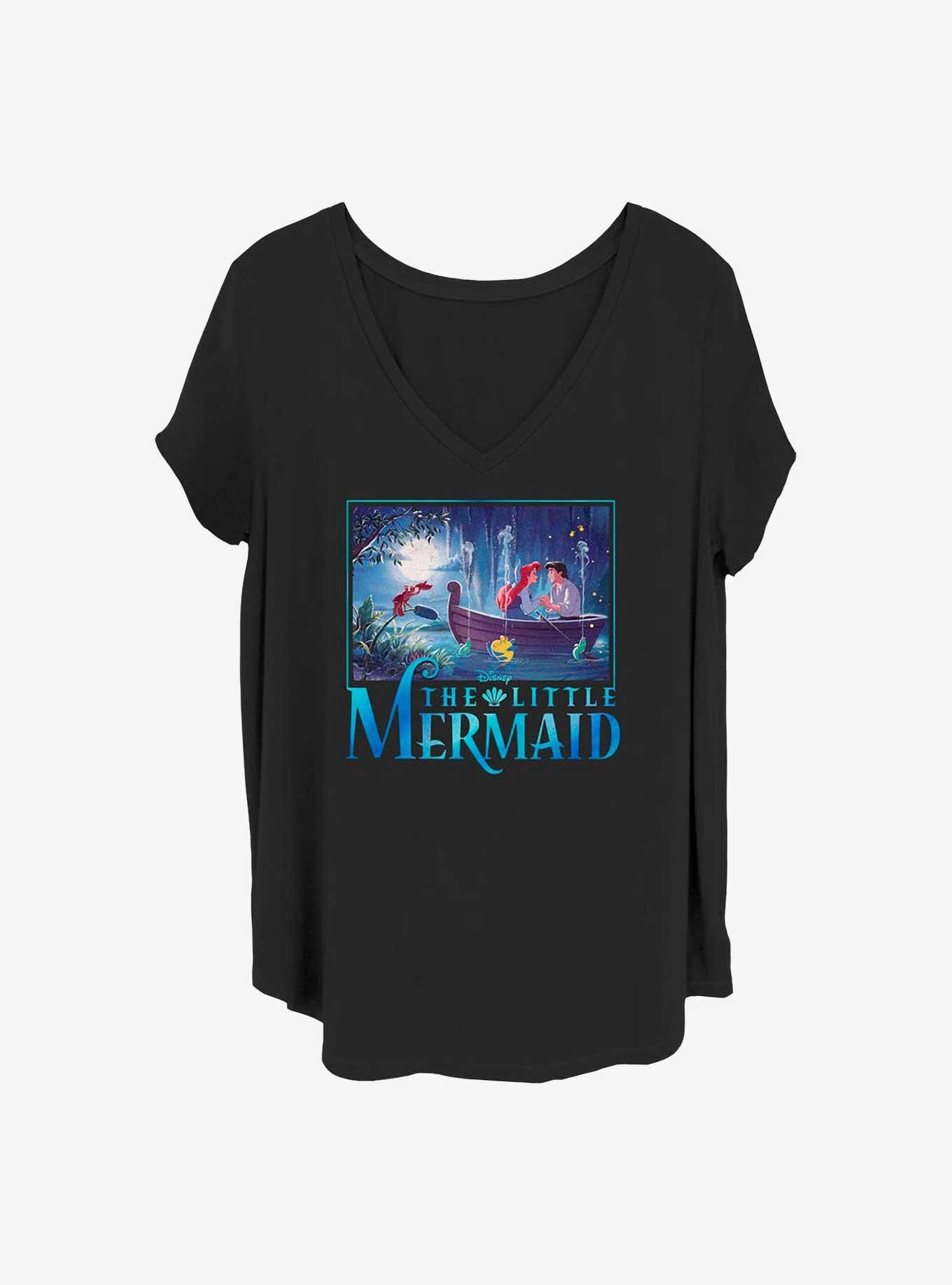 Disney The Little Mermaid Kiss Girl Girls T-Shirt Plus