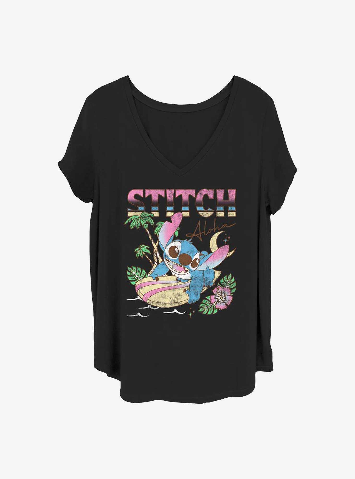 Disney Lilo & Stitch Aloha Stitch Girls T-Shirt Plus Size, , hi-res