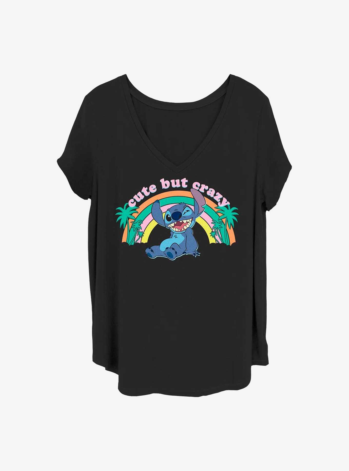Disney Lilo & Stitch Cute But Crazy Girls T-Shirt Plus