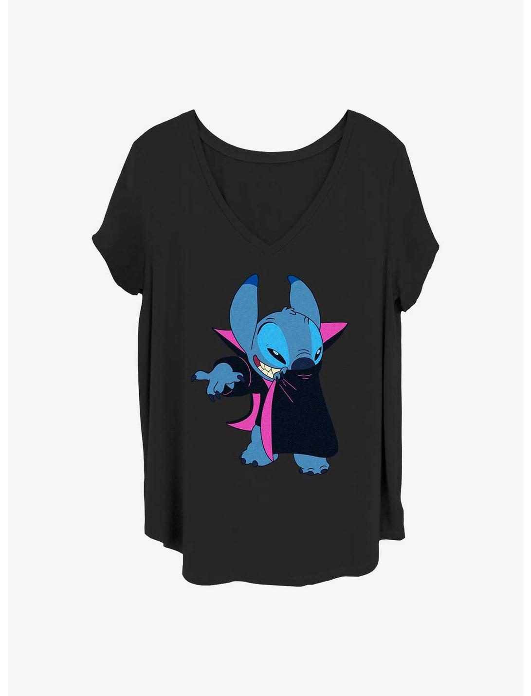 Disney Lilo & Stitch Vampire Stitch Girls T-Shirt Plus Size, BLACK, hi-res