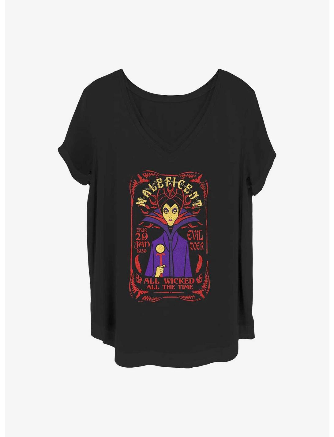 Disney Maleficent Evil Doer Girls T-Shirt Plus Size, BLACK, hi-res