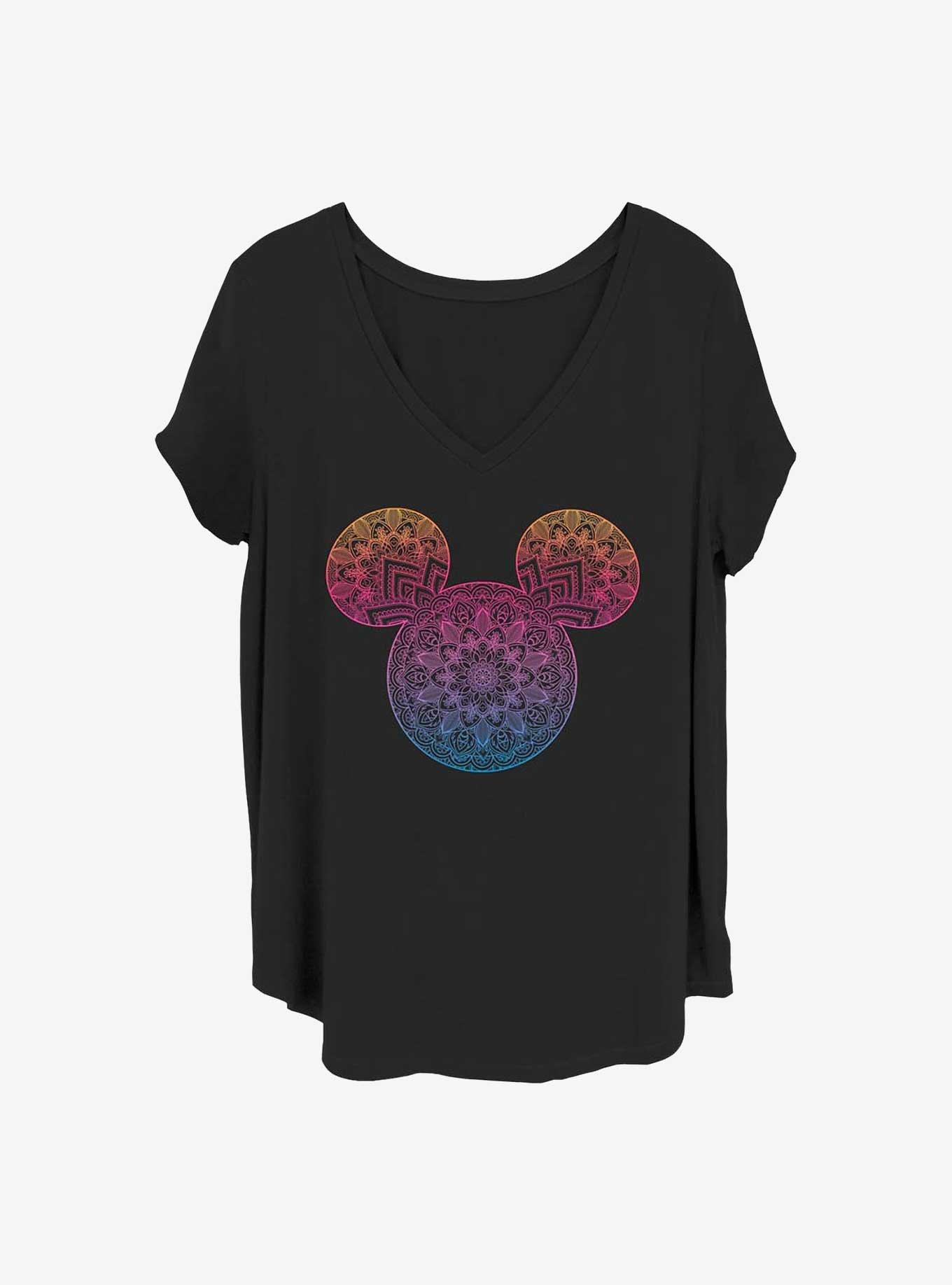 Disney Mickey Mouse Mickey Mandala Fill Girls T-Shirt Plus Size, , hi-res
