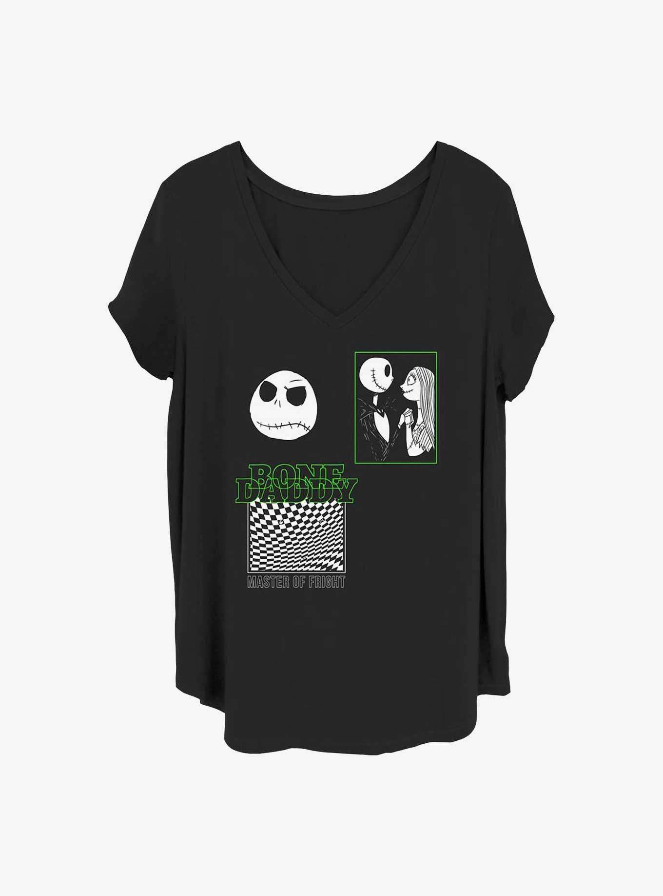 Disney The Nightmare Before Christmas Bone Daddy Jack With Sally Girls T-Shirt Plus Size, , hi-res