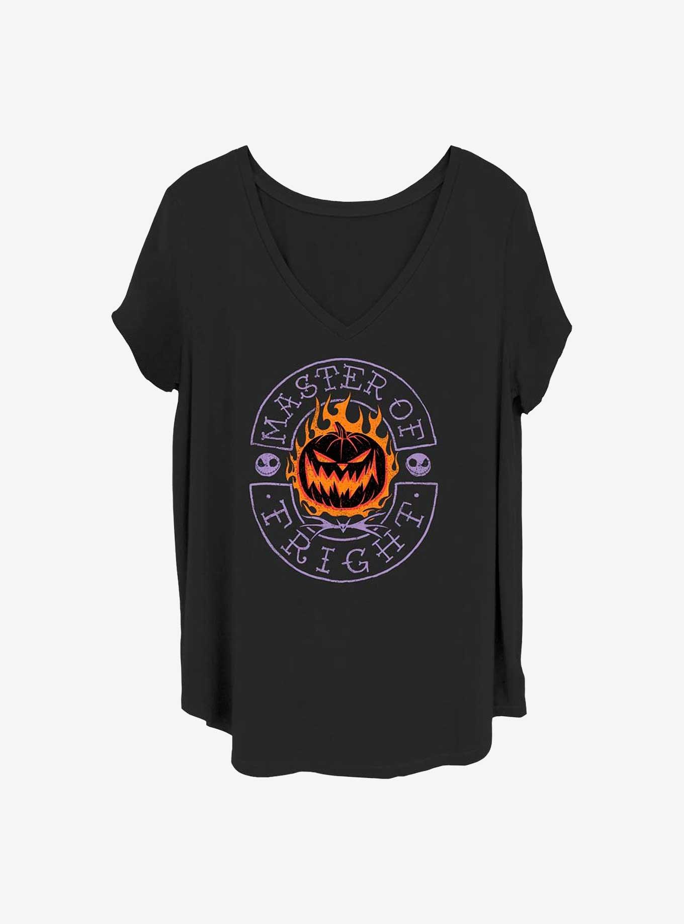 Disney The Nightmare Before Christmas Master of Fright Girls T-Shirt Plus Size, BLACK, hi-res