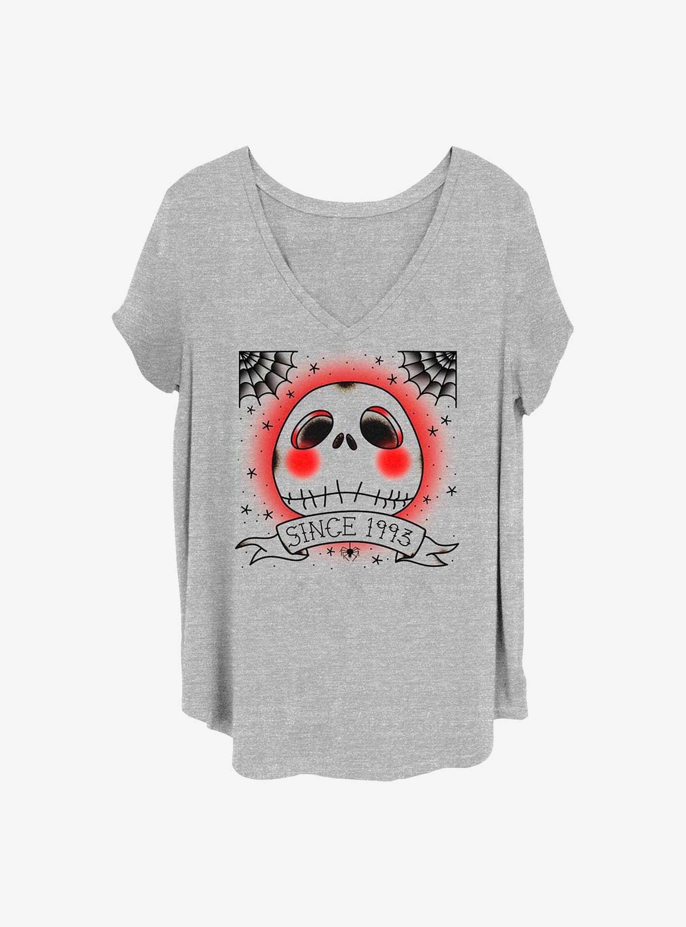 Disney The Nightmare Before Christmas Jack Since 1993 Girls T-Shirt Plus Size, HEATHER GR, hi-res