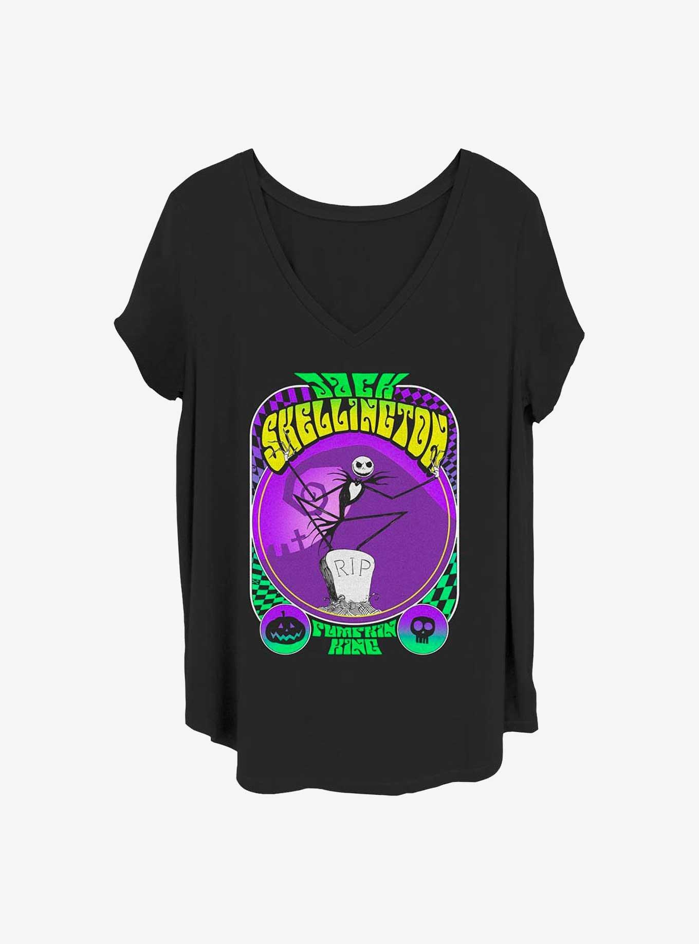 Disney The Nightmare Before Christmas Jack Skellington Girls T-Shirt Plus Size, , hi-res
