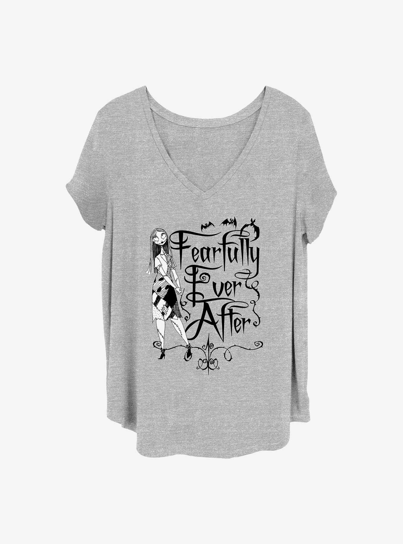 Disney The Nightmare Before Christmas Sally Fearfully Ever After Girls T-Shirt Plus