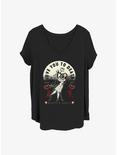 Disney The Nightmare Before Christmas To Death Girls T-Shirt Plus Size, BLACK, hi-res