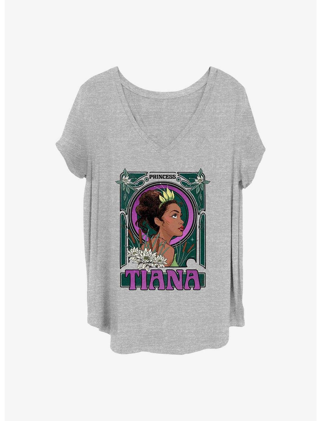 Disney The Princess and the Frog Tiana Nouveau Girls T-Shirt Plus Size, HEATHER GR, hi-res