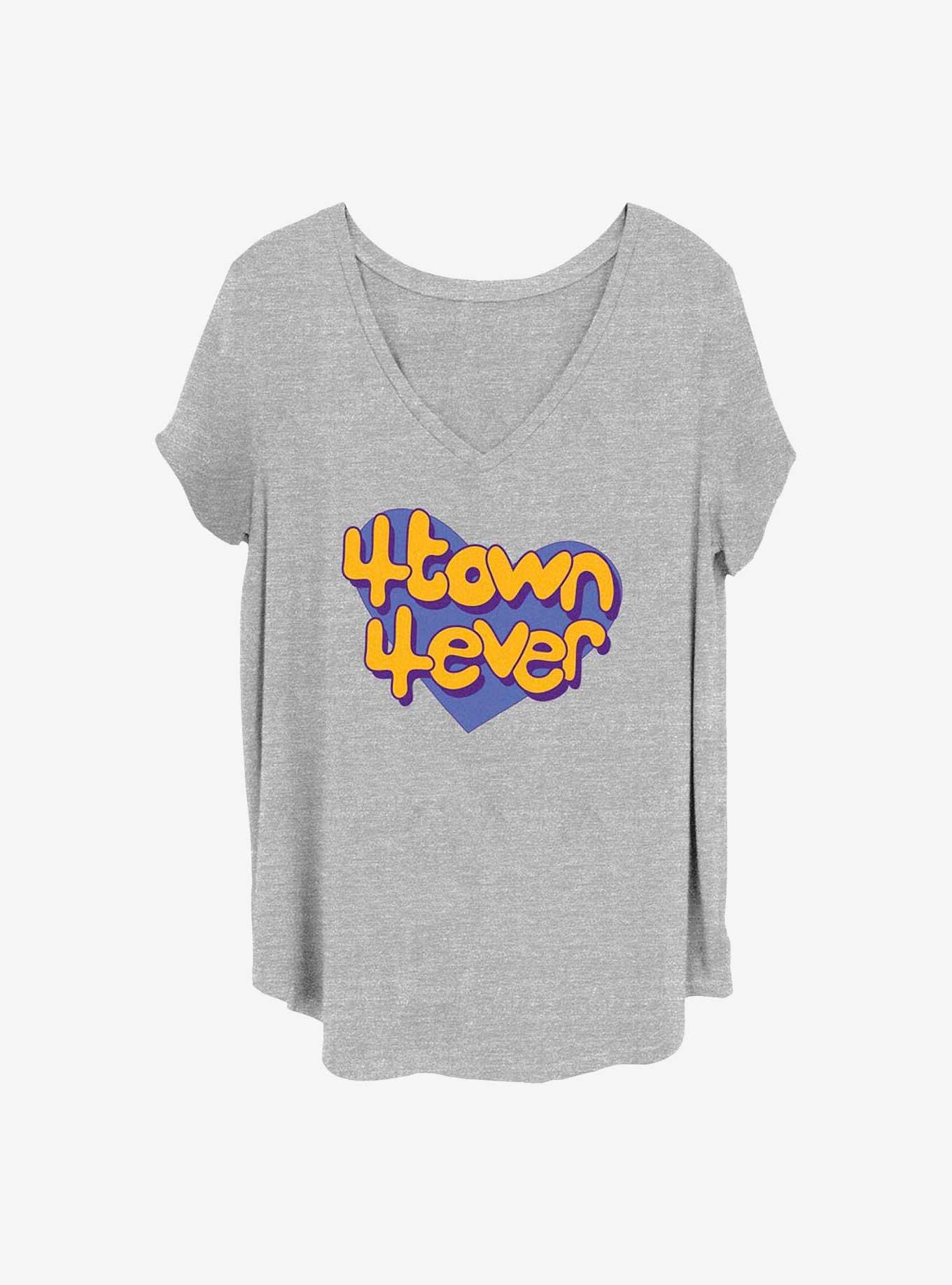 Disney Pixar Turning Red 4 Town Heart Girls T-Shirt Plus Size, HEATHER GR, hi-res