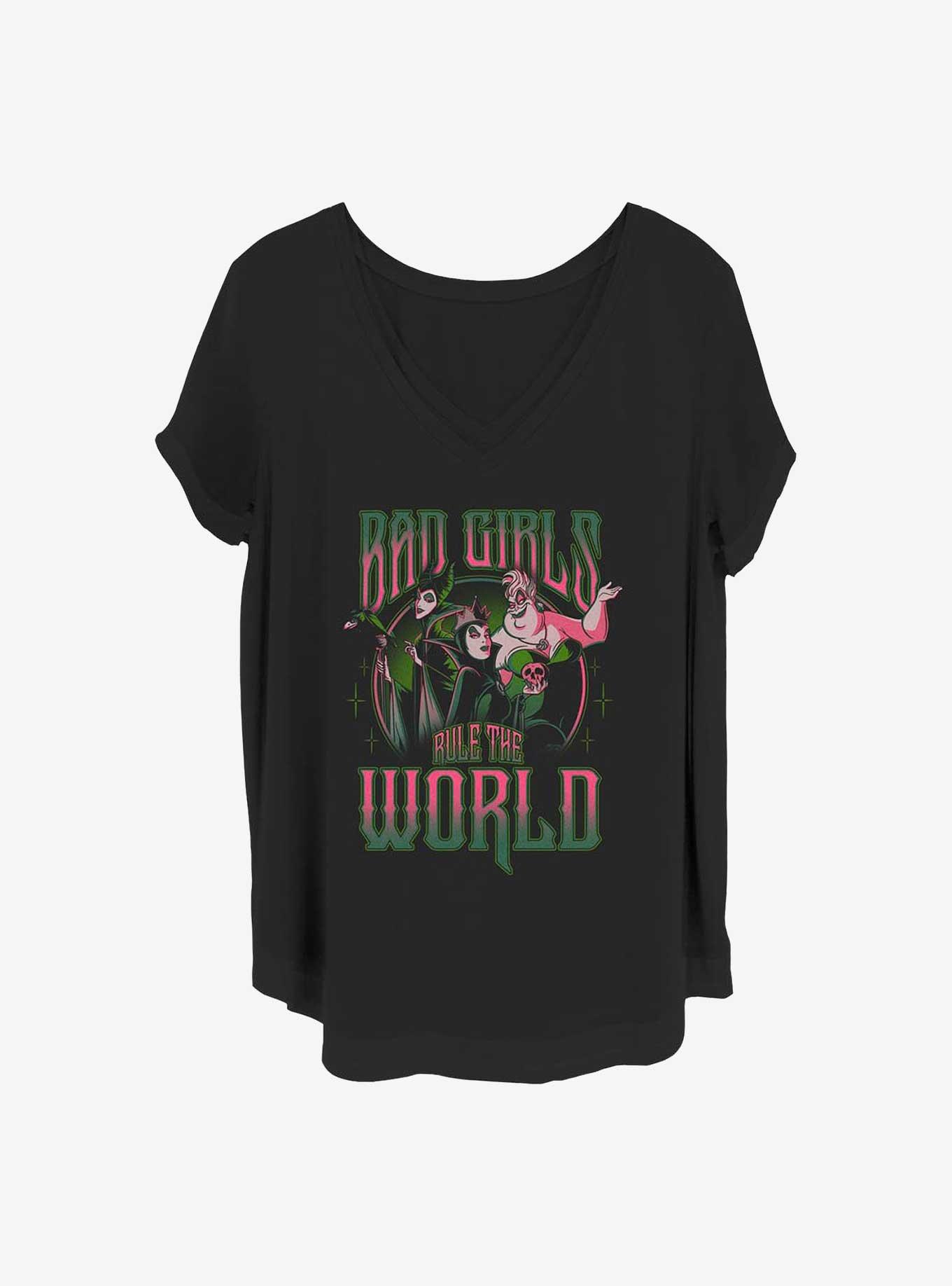 Disney Villains Bad Girls Rule Girls T-Shirt Plus Size, , hi-res