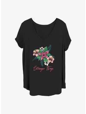 Stranger Things Floral Things Girls T-Shirt Plus Size, , hi-res
