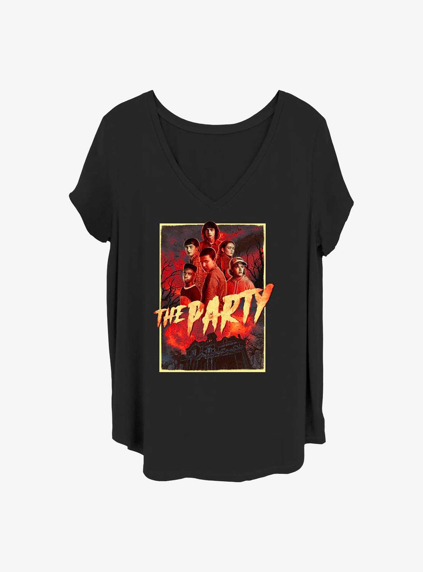 Stranger Things The Party Girls T-Shirt Plus Size, , hi-res