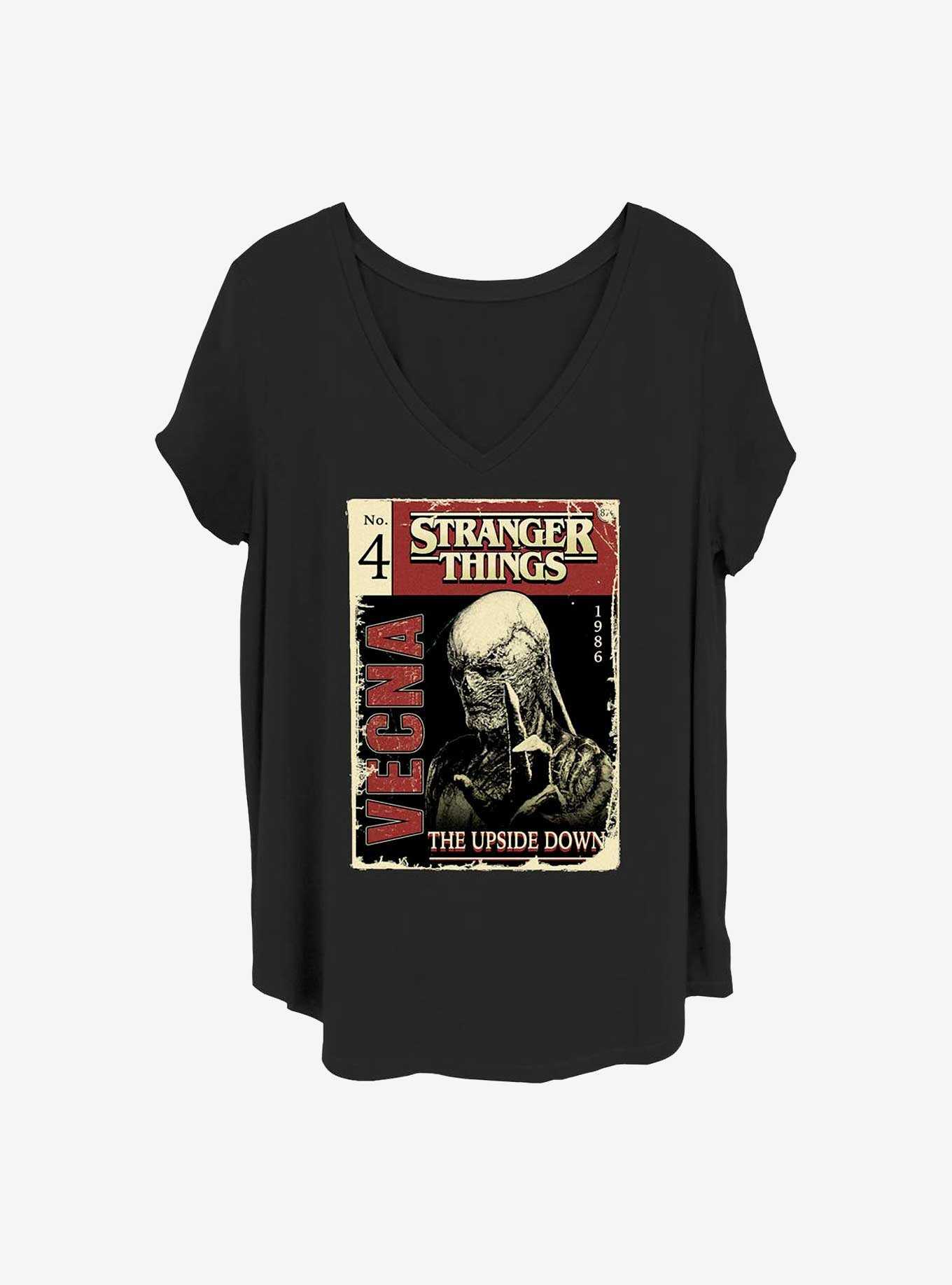 Stranger Things Vecna Pulp Comic Girls T-Shirt Plus Size, , hi-res