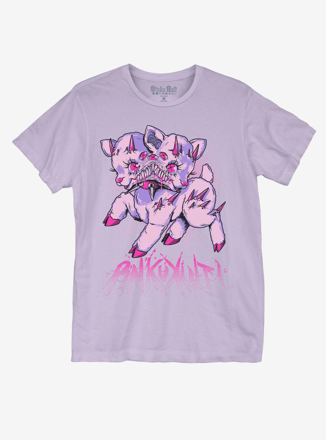 Two-Headed Lamb Boyfriend Fit Girls T-Shirt By Pinkukult, MULTI, hi-res