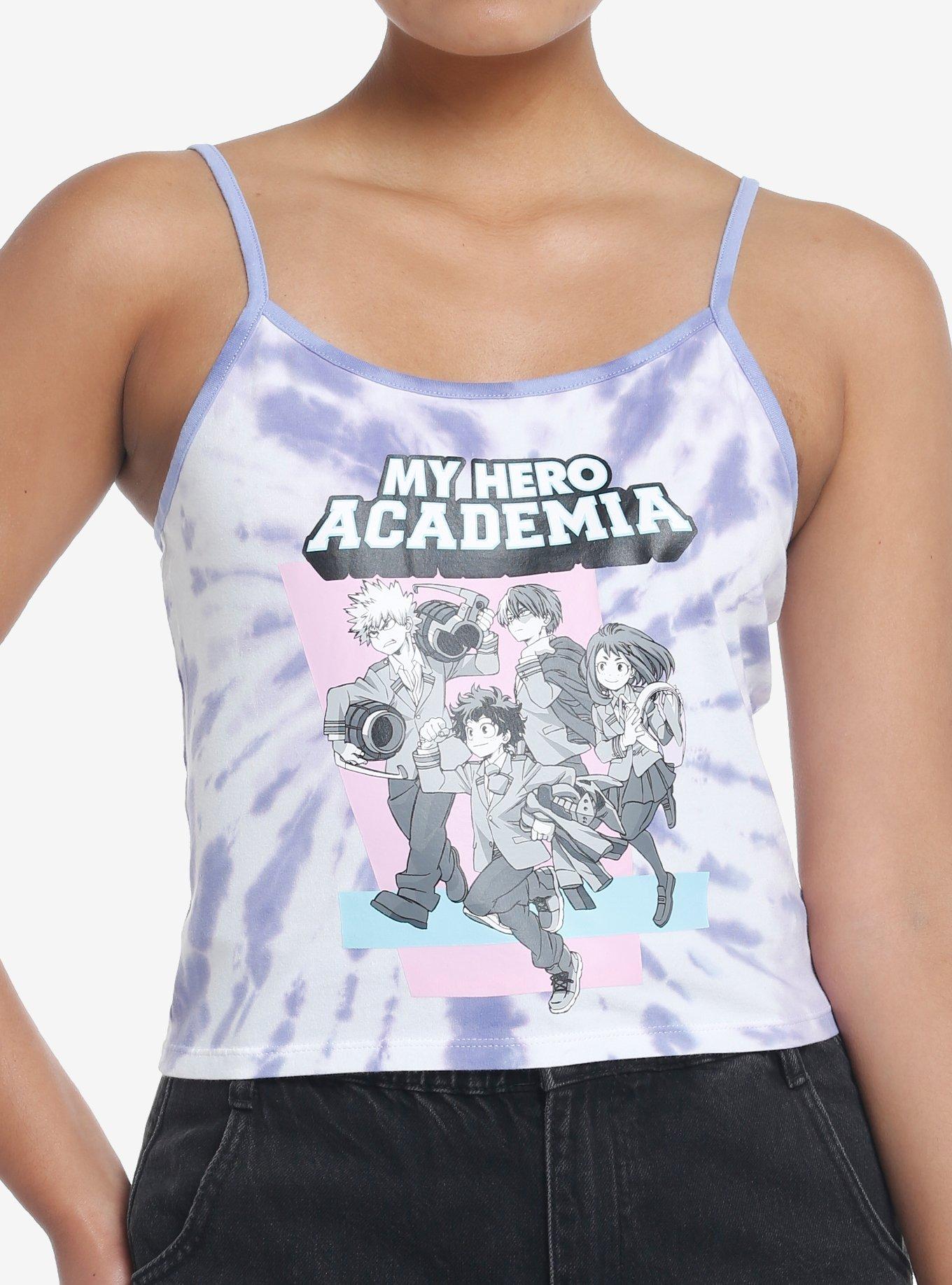 My Hero Academia Girls Group Tie-Dye Girls Cami, MULTI, hi-res