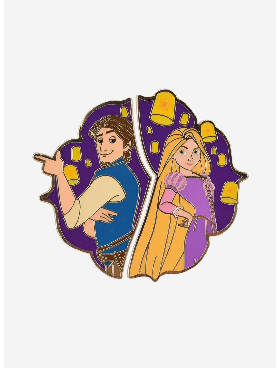 Disney Tangled Rapunzel & Flynn Lanterns Enamel Pin Set - BoxLunch Exclusive, , hi-res