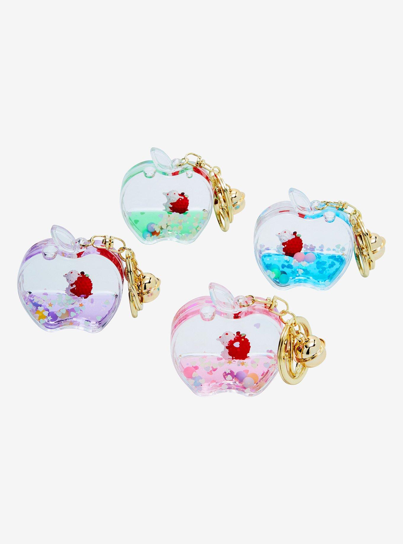 Floating Winky Sheep Apple Blind Bag Keychain, , hi-res