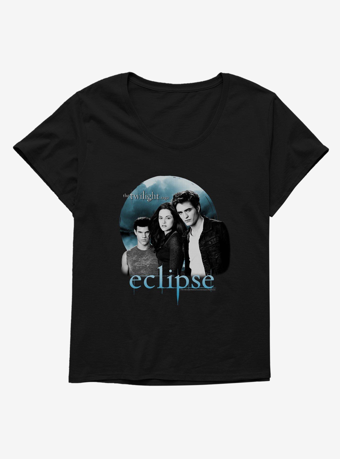 Twilight Eclipse Group Womens T-Shirt Plus Size, BLACK, hi-res