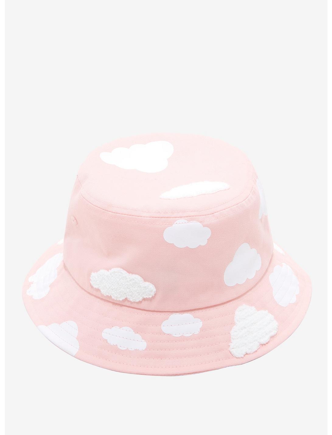 Plus Size Pink Cloud Bucket Hat, , hi-res