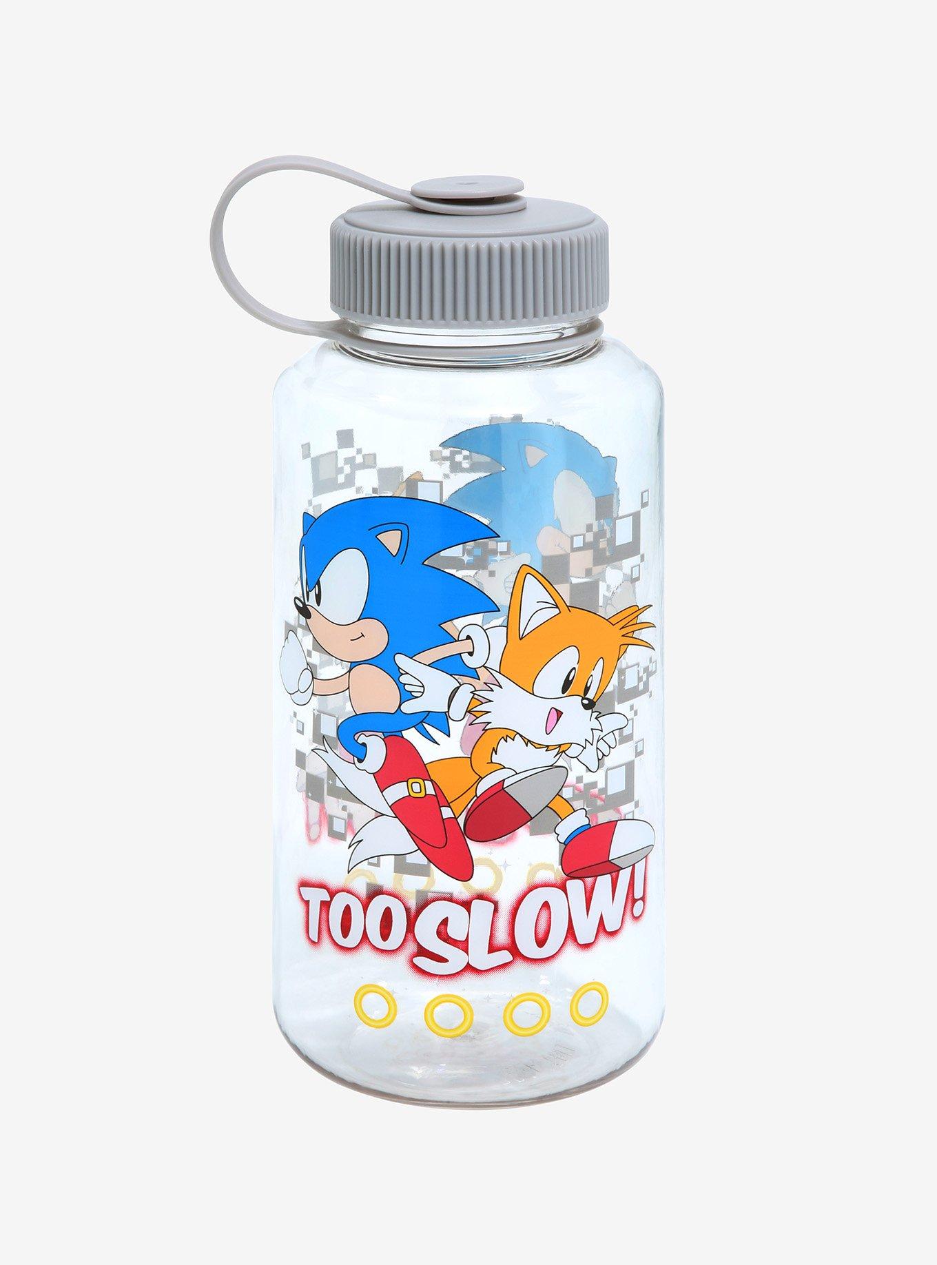 Sonic The Hedgehog Too Slow Water Bottle, , hi-res