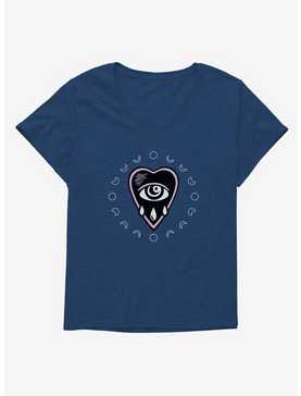 Crying Spirit Cursor Circular Moon Art Girls T-Shirt Plus Size, , hi-res
