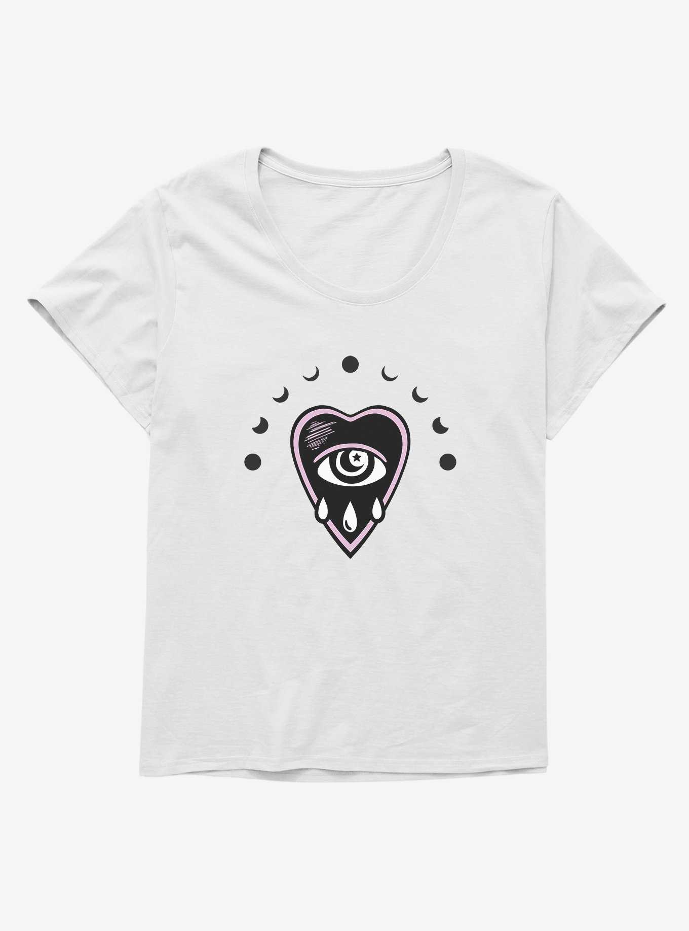 Crying Spirit Cursor Moon Art Girls T-Shirt Plus Size, , hi-res
