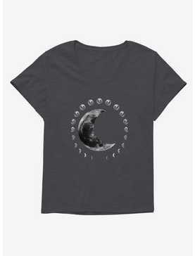 Circular Moon Phases Girls T-Shirt Plus Size, , hi-res