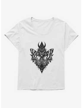 Mystical Floral Moth Eye Art Girls T-Shirt Plus Size, , hi-res