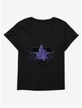 Purple Crystals With Moon Phases Girls T-Shirt Plus Size, , hi-res