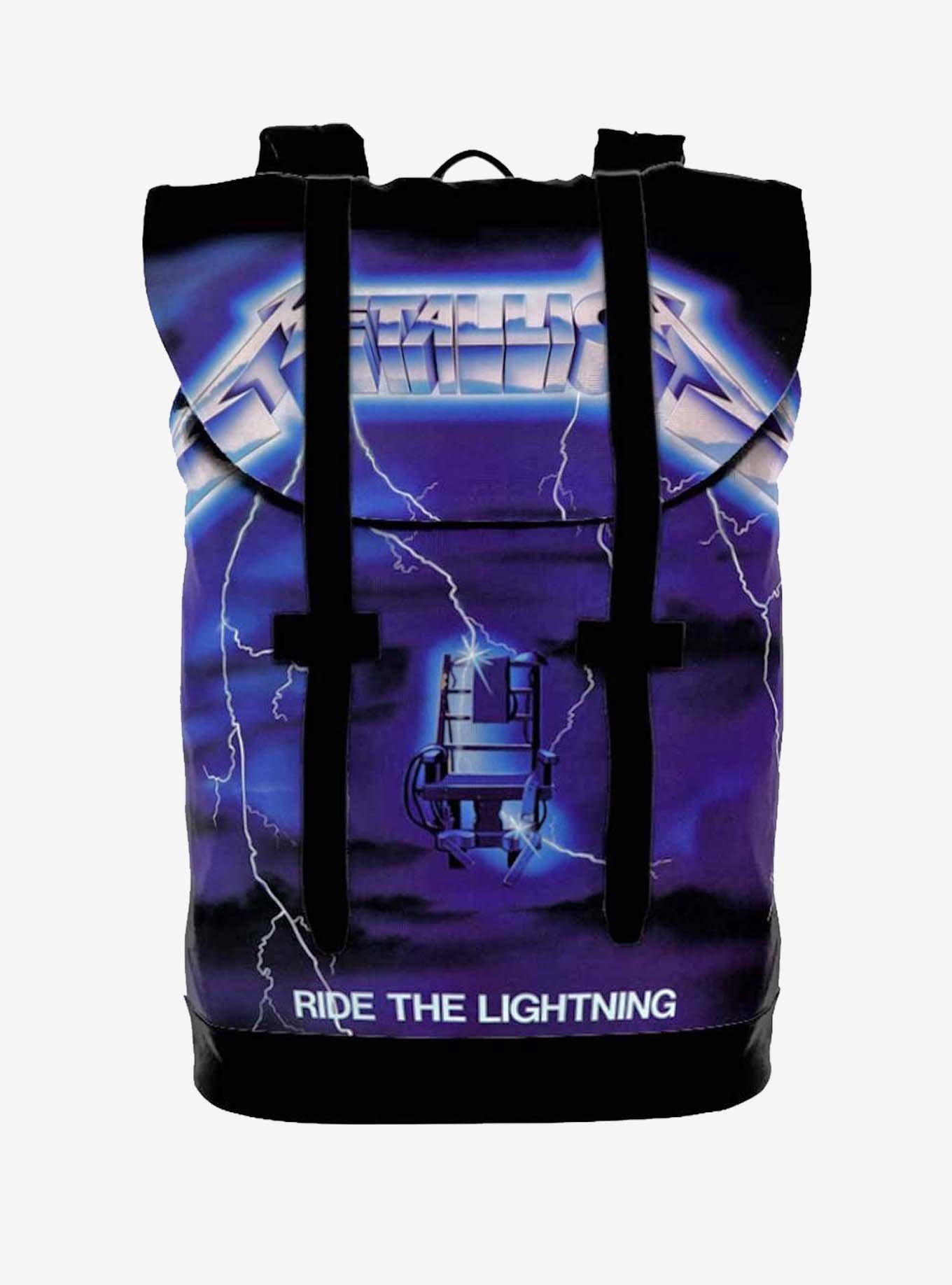 Rocksax Metallica Ride the Lightning Heritage Backpack | Hot Topic