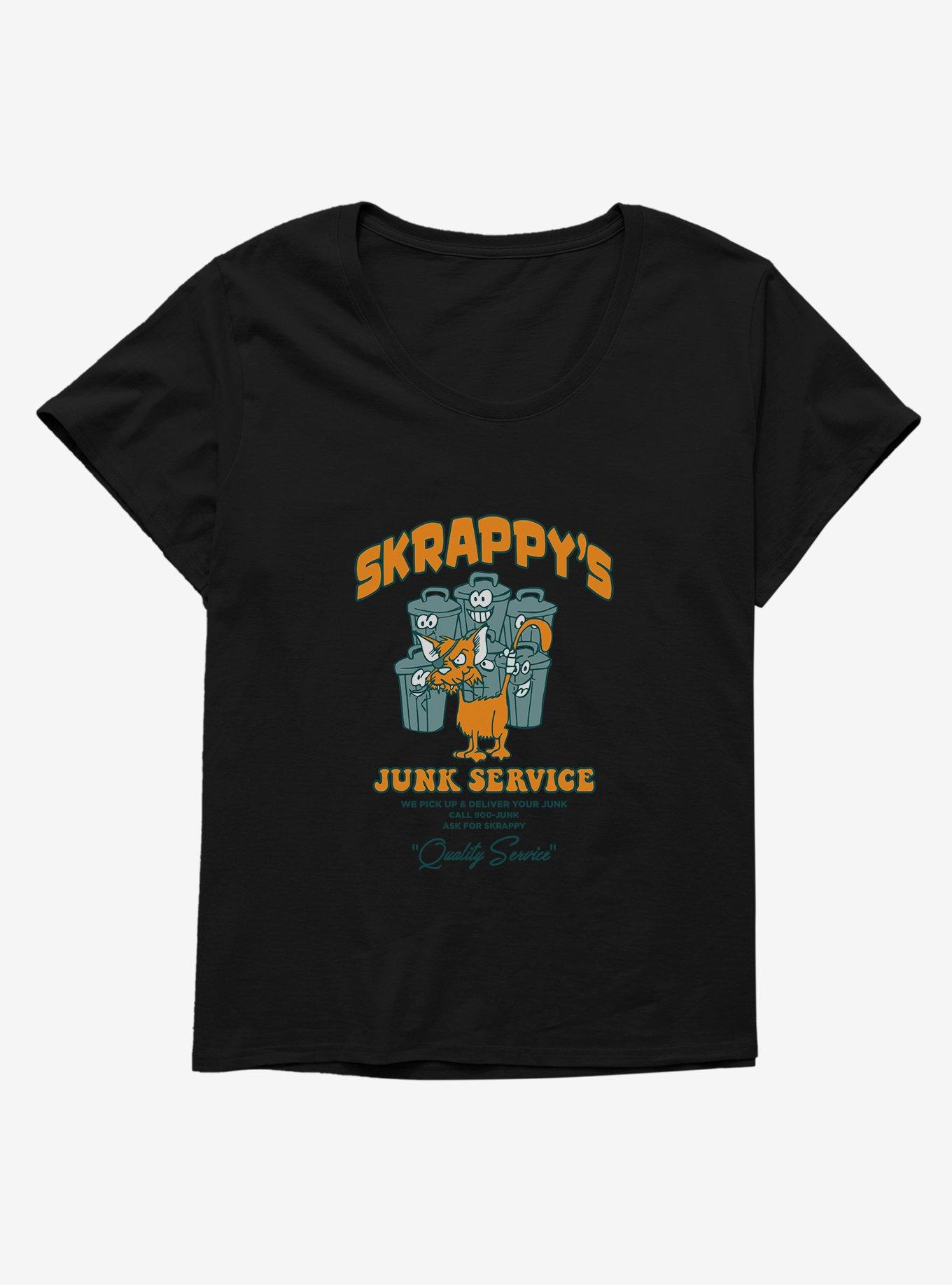 Cats Junk Service Girls T-Shirt Plus Size, , hi-res